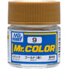 Mr Hobby (Gunze) C009 Mr Color Metallic Gold Lacquer Paint 10ml