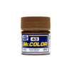 Mr Hobby (Gunze) C043 Mr Color Semi Gloss Wood Brown Lacquer Paint 10ml