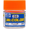 Mr Hobby (Gunze) C059 Mr Color Gloss Orange Lacquer Paint 10ml