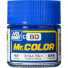 Mr Hobby (Gunze) C080 Mr Color Semi Gloss Cobalt Blue Lacquer Paint 10ml