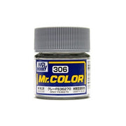 Mr Hobby (Gunze) C306 Mr Color Semi Gloss Grey FS36270 Lacquer Paint 10ml