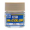 Mr Hobby (Gunze) C321 Mr Color Semi Gloss Light Brown Lacquer Paint 10ml