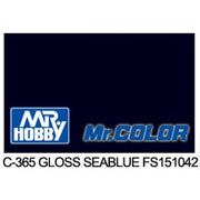 Mr Hobby (Gunze) C365 Mr Color Gloss Sea Blue FS15042 Lacquer Paint 10ml