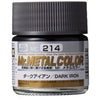 Mr Hobby (Gunze) MC214 Mr Metal Dark Iron Lacquer Paint 10ml