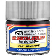 Mr Hobby (Gunze) MC218 Mr Metal Aluminium Lacquer Paint 10ml