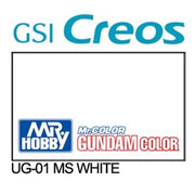 Mr Hobby (Gunze) UG01 Mr Color Gundam Color White Lacqeur Paint 10ml