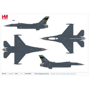 Hobby Master HA38035 1/72 F-16C Fighting Falcon 89-2098 112th FS Ohio Ang Toledo August 2023