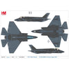 Hobby Master 6212 1/72 F-35C "Black Chrome" XE-105/168842, US Navy, August 2022