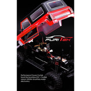 Hobby Plus RC 1810417 x FURITEK 1/18 Brushless CR-18P 2024 Rushmore Red RC Crawler