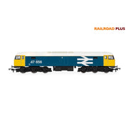 Hornby R30179 OO RailRoad Plus BR Class 47 Co-Co 47656