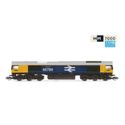 Hornby TT3020TXSM TT GBRf Class 66 Co-Co 66789 British Rail 1948-1977 Era 11 Diesel Locomotive (Sound Fitted)