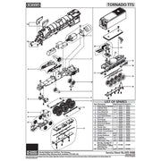 Hornby X6331 B63 Motor & Flywheel Assembly