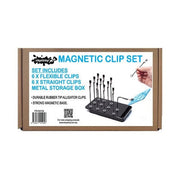 Icky Sticky 550134 Magnetic Clip Set 10pce Metal Box