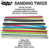 Icky Sticky 610617 Sanding Twigs Course 20pk