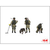 ICM 35753 1/35 To be Ahead to Save the Life Sappers of the Armed Forces of Ukraine 3 Figures and a Sapper Dog in a Protective Mask