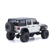 Kyosho 32536W 1/24 MINI-Z 4x4 Jeep Wrangler Unlimited Rubicon MX-01 Readyset RC Car w/Interco Tires White