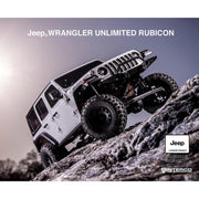 Kyosho 32536W 1/24 MINI-Z 4x4 Jeep Wrangler Unlimited Rubicon MX-01 Readyset RC Car w/Interco Tires White