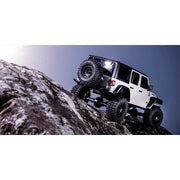 Kyosho 32536W 1/24 MINI-Z 4x4 Jeep Wrangler Unlimited Rubicon MX-01 Readyset RC Car w/Interco Tires White