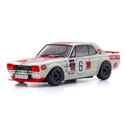 Kyosho 32643R MINI-Z 1972 Nissan Skyline GT-R AWD MA-020 Readyset (KPGC10) Racing RC Car No. 6 Red