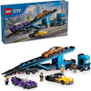 LEGO 60408 City Car Transporter Truck With Sports Cars