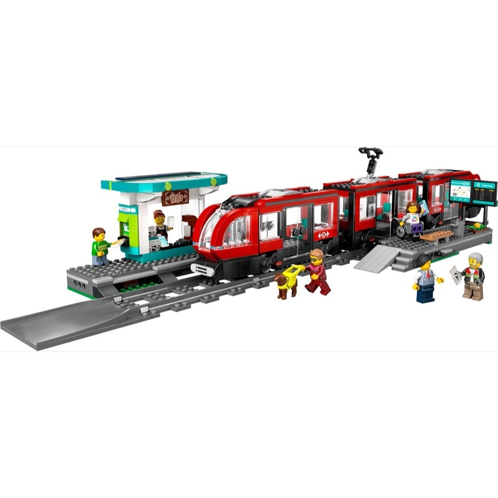 LEGO 60423 City Downtown Streetcar and Station