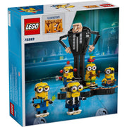 LEGO 75582 Despicable Me 4 Brick-Built Gru and Minions