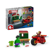 LEGO 76287 Marvel Super Heroes Iron Man with Bike and The Hulk