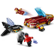 LEGO 76310 Super Heroes Marvel Iron Man Car & Black Panther vs. Red Hul