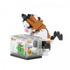 LOZ 8608 Micro Block Bag Cat at the Fishtank