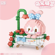 Loz 8806 Micro Block Rabbit Bath