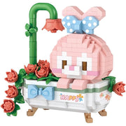 Loz 8806 Micro Block Rabbit Bath