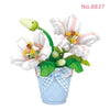 Loz 8837 Micro Block Potted Lilies