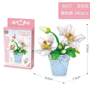 Loz 8837 Micro Block Potted Lilies