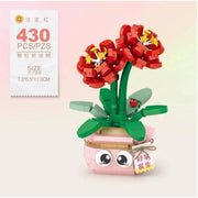 Loz 8841 Micro Block Potted Lucky Red Flower