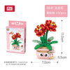 Loz 8841 Micro Block Potted Lucky Red Flower