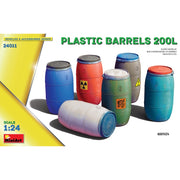 Miniart 24011 1/24 Plastic Barrels 200L