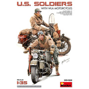 MiniArt 35422 1/35 U.S. Soldiers with WLA motorcycles