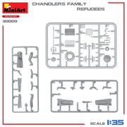 MiniArt 38089 1/35 Refugees Chandlers Family