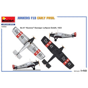 MiniArt 48002 1/48 Junkers F.13 Passenger Plane. Early Version