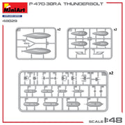 MiniArt 48029 1/48 P-47D-30RA Thunderbolt Advanced Kit