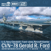 Magic Factory 6501 1/700 U.S. Navy Gerald R Ford class Aircraft Carrier - USS Gerald R. Ford CVN-78