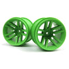 Maverick 150423 Quantum2 XT 2.8in Wheel (Green/2pcs)