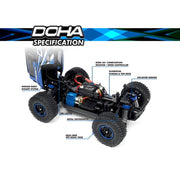 Maverick Doha 1/20 4WD Electric RC Truck - Blue