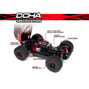 Maverick Doha 1/20 4WD Electric RC Truck - Red