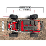 Maverick Doha 1/20 4WD Electric RC Truck - Red