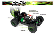 Maverick Doha 1/20 4WD Electric RC Truck - Green