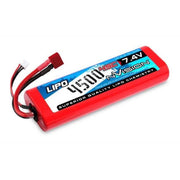 NVision 2S 7.4V 4500mAh 45C 2S LiPo Battery (Deans Plug)