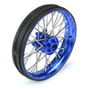 Proline 1/4 Pro-Spec Aluminium V2 Bead Front Wheel Assembled Blue Promoto-MX