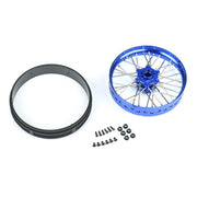 Proline 1/4 Pro-Spec Aluminium V2 Bead Front Wheel Assembled Blue Promoto-MX