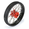 Proline 1/4 Pro-Spec Aluminium V2 Bead Front Wheel Assembled Black/Red Promoto-MX